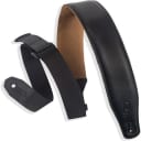 Levys MRHGS-BLK Right Height Garment Leather Guitar Strap Black