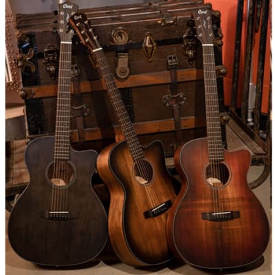 CORT BLACKWOOD OCOPLB Core Series Solid Wood Acoustic/Electric Guitar image 11