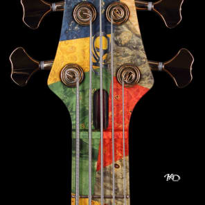 KD "Picasso" 5 string Electric Bass Unique Boutique Handmade image 12