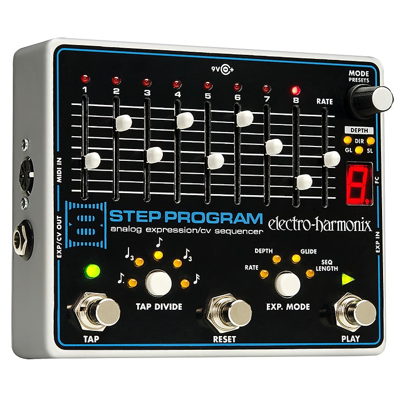 New Electro-Harmonix EHX 8 Step Program Analog Expression Guitar Effects Pedal image 1