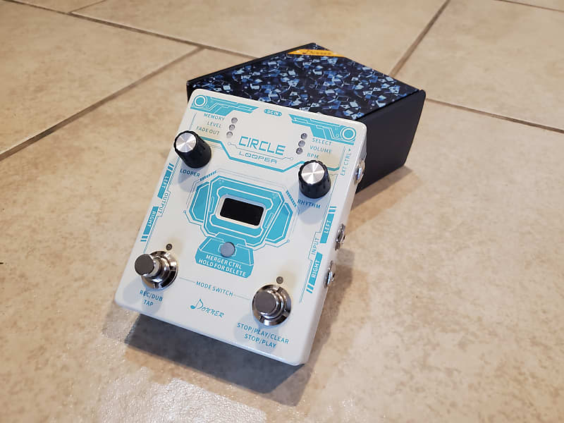 Donner Circle Looper Pedal Drum Machine Reverb