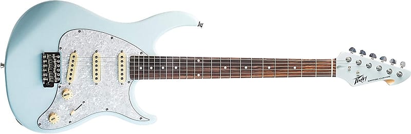 Peavey Raptor Custom Columbia Blue 6 String Double Cutaway Electric Guitar image 1