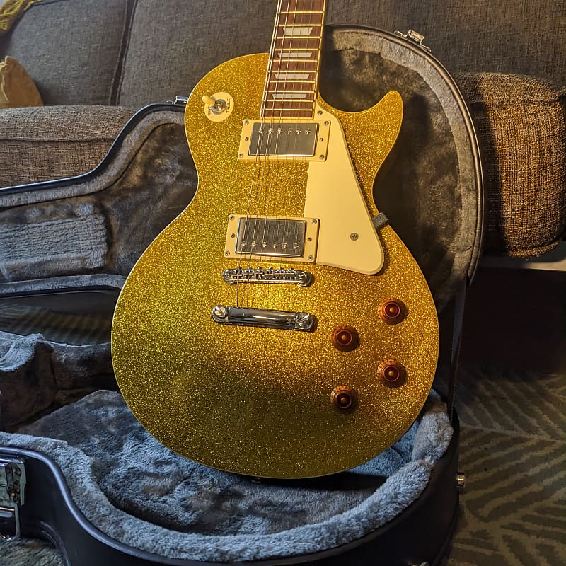 Epiphone Les Paul Gold Sparkle Flake 1990's - | Reverb