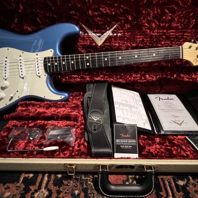 Fender Custom Shop '63 Reissue Stratocaster NOS 2022 Lake Placid Blue image 2