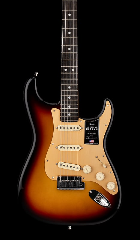 Fende Ameican Ulta II Statocaste Left-Hand Ebony