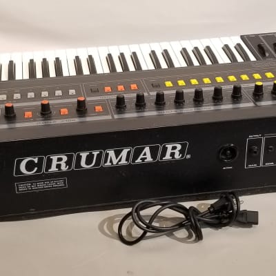 Crumar Composer Analog Paraphonic Synthesizer 1980's Black / Multi image 9