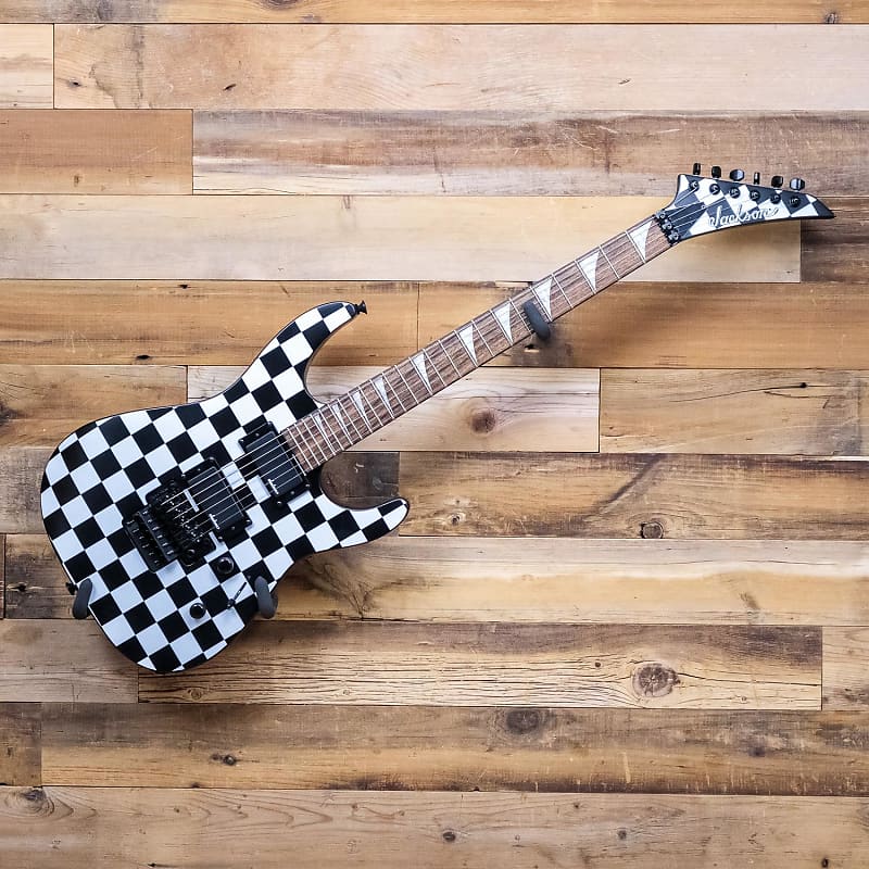 Open Box Jackson X Series Soloist SLX DX Electric Guitar, Checkered Past  Black & White