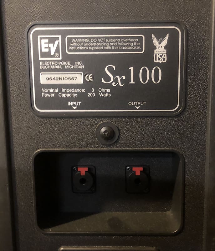 Electro-Voice EV Sx100 (PAIR) with Covers! | Reverb