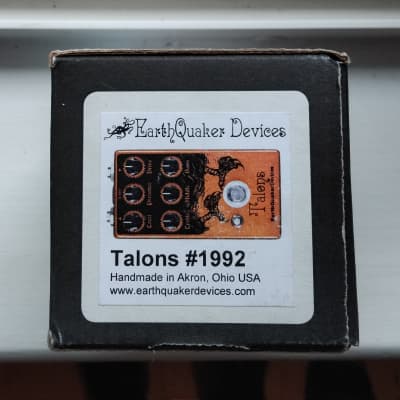 EarthQuaker Devices Talons Overdrive pedal, boxed image 8