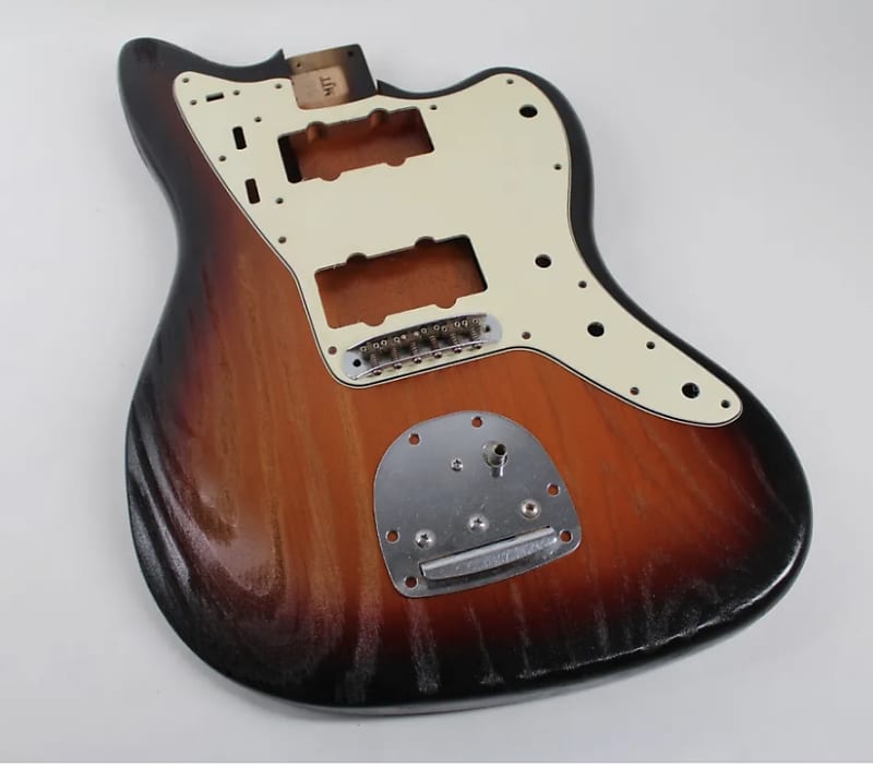 MJT Jazzmaster Body 2022 Aged Nitro 3 Tone Sunburst | Reverb