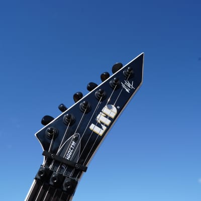 ESP LTD SIGNATURE SERIES JH-600 CTM Black Jeff Hanneman 6-String Electric Guitar (2024) image 3