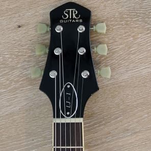 STR Guitars Japan - Sierra LJ-1 - Single Cutaway Electric Guitar - Transparent Black image 6