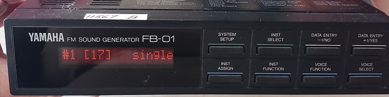 Yamaha FB-01 FM Sound Generator | Reverb