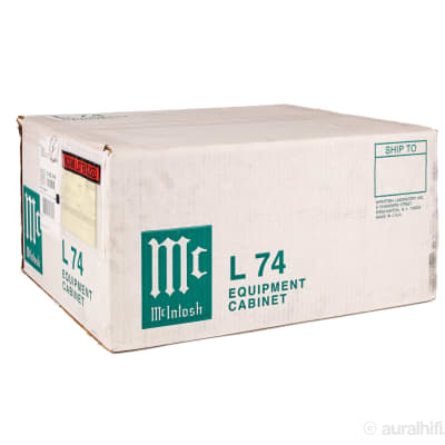 NOS / McIntosh L74 // Rare Walnut Cabinet / Sealed in the Factory Box image 3