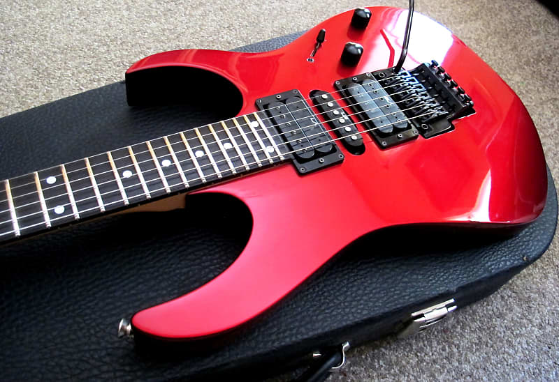 Golden Era Model 1990! Ibanez RG570 Ruby Red / Made in Japan / incl. Gig  Bag!FREE shipping in EU!