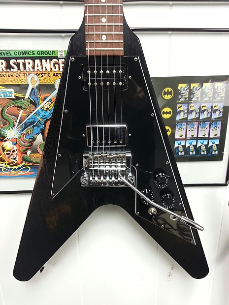 SALE:  Gibson Flying V 2007 Worn Black with Gibson Branded Kahler Tremolo image 1
