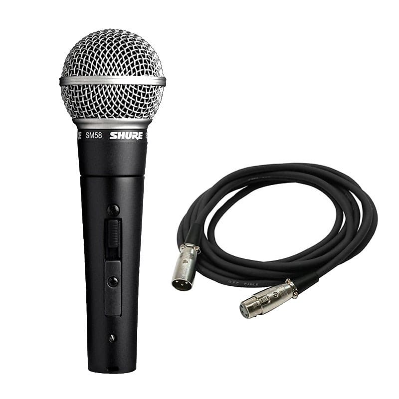 SHURE SM58SE Microphone cable XLR female to XLR male 5.0m set