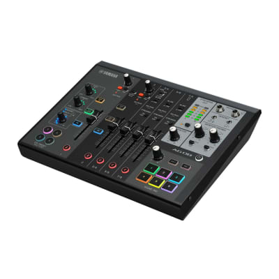 Yamaha AG08 8-Channel Live Streaming Loopback Mixer/USB Interface with Cubase Al, WaveLab Cast, Cubasis LE Software Suite (Black) image 4