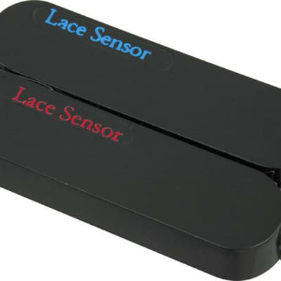 Lace Sensor Dually Red/Blue bridge pickup - black image 4