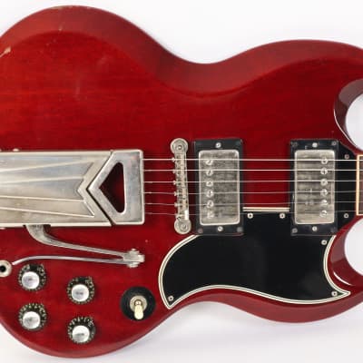 Vintage 1961 Gibson Les Paul Standard SG Cherry Red Electric Guitar w/ OHSC & PAFs image 7
