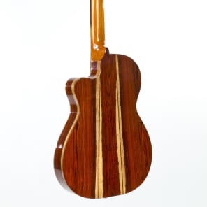 Pinol Guitars All Solid Cocobolo Rosewood Back+Side & Cedar Top  Grand Spanish Classical image 7