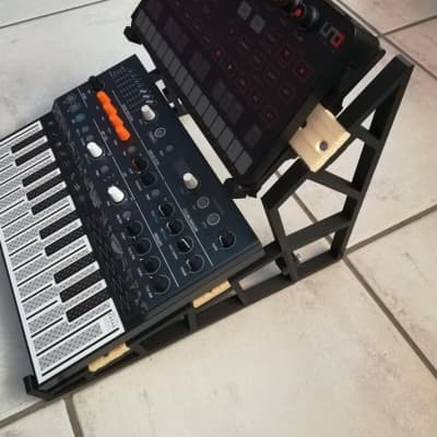 Double stand Arturia Microfreak & Uno Synth - Stand 3dstudiofurniture