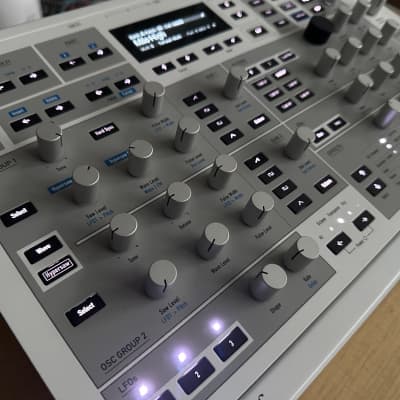 Waldorf Kyra 128-Voice Virtual Analog Desktop Synthesizer 2019 - Present - White wavetable digital microwave