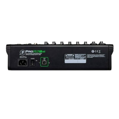 MACKIE ProFX12v3 Compact 12 Channel USB FX Recording Audio Mixer image 2