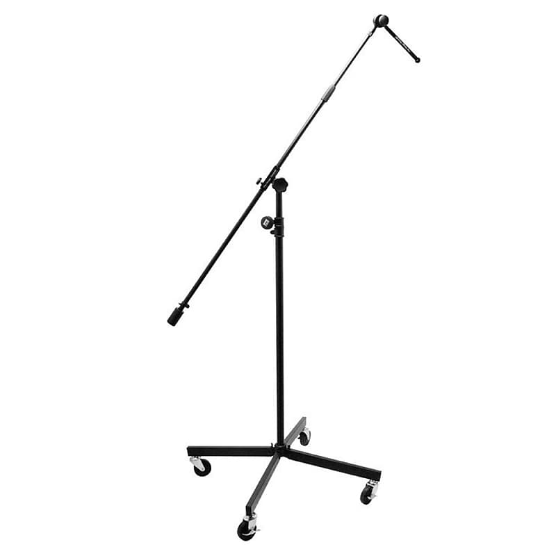 On-Stage Stands SB96+ Studio Boom Microphone Mic Stand Casters Wheels SB96 Plus image 1