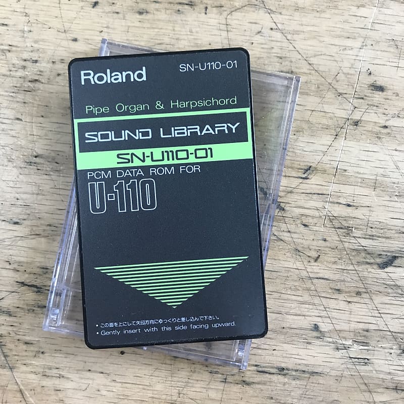 Roland SOUND LIBRARY 音源拡張カード SN-U110-01 Roland SN-U110-11 Sound Effects Sound Library Rom Card For U