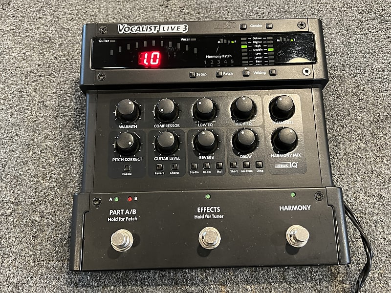 ◆Digitech Vocalist Live 3 ◆-043 Open Box DigiTech Vocalist Live 3 Vocal Harmony Processor