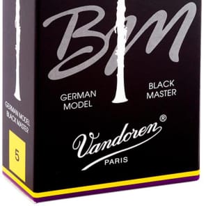 Vandoren CR185 Black Master Bb Clarinet Reeds - Strength 5 (Box of 10)