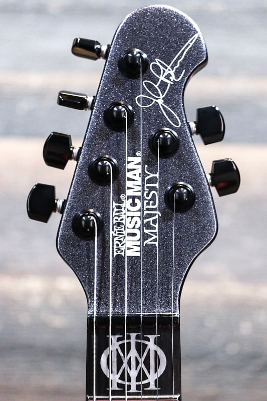 PEARLY GATES - mj Ernie Ball Music Man Majesty 6-String Smoked Pearl Electric