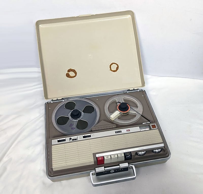 Vintage AIWA TP-719 Reel to Reel Tape Player / Recorder - Works