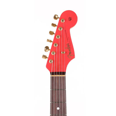 Fender Custom Shop 1959 Stratocaster Relic Fiesta Red with Matching Headstock image 4