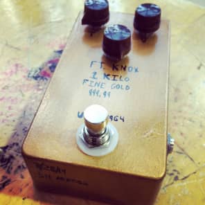 Mad Pedals Fort Knox Solid Gold Drive 2014 Antique Gold Klon on Steroids image 2