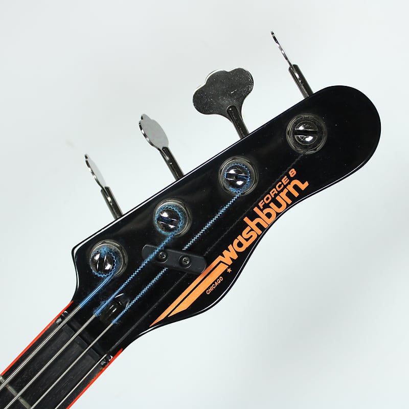 Washburn Force 8 4-String Electric Bass, Chicago - Black w