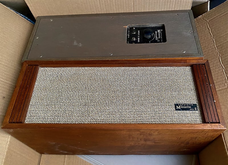 Lafayette Minuette Mark II Vintage Bookshelf Speakers  			