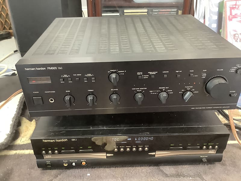 Harman Kardon PM 665 Vxi Integrated Amplifier Black | Reverb