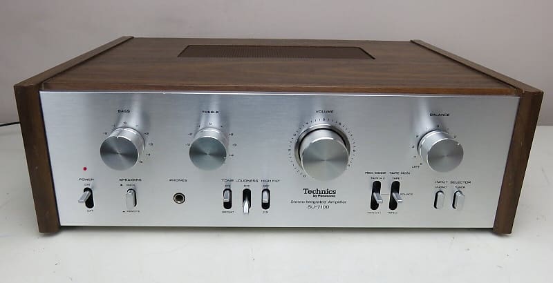 TECHNICS SU-7100 INTEGRATED AMPLIFIER WORKS PERFECT SERVICED FULLY RECAPPED image 1