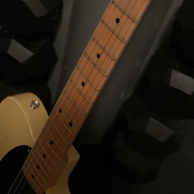 Big Tex version of Fender Black Guard Esquire 2016 Butterscotch image 3