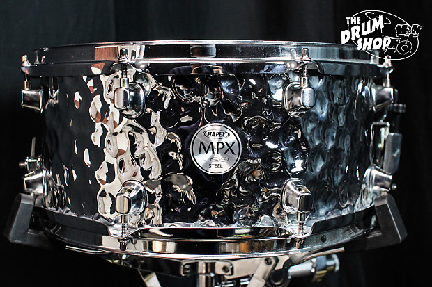 Mapex hammered steel deals snare