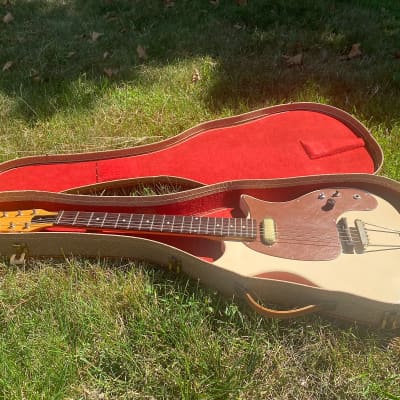 1950s Paul Barth Made Natural Brand Guitar in Desert Sand {Rickenbacker/Magnatone] image 10