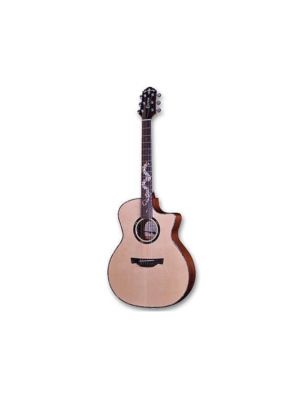 Crafter 32nd Anniversary Twin Birds ROSE PLUS Acoustic Electric