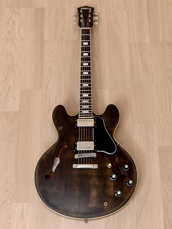 1979 Greco SA-550 Vintage Semi-Hollow ES-Style Guitar Walnut