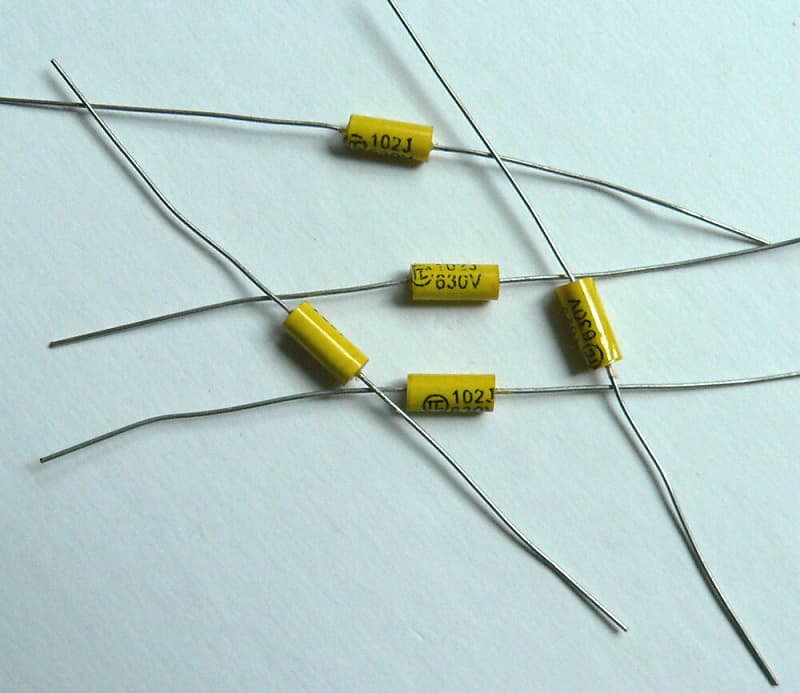 0.001uF 1nF 1000pF 630V Axial Audio Capacitor 5 pcs for Valve | Reverb