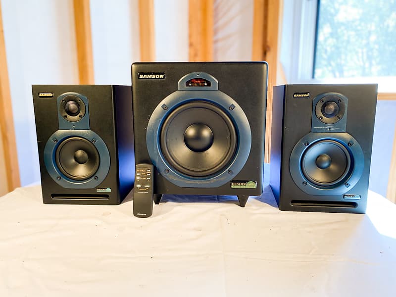 Samson Resolv 50a Studio Monitors with SUB88 Subwoofer | Reverb