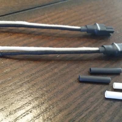 2 quick-connect adapters for 1 or 2-conductor single, humbucker hb, p-90 p90, pickups, solderless image 3