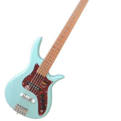 Raku Phantom Body Jazz Bass – Elegance Series – PHJB-PR5A-SB (Power Boost) for sale