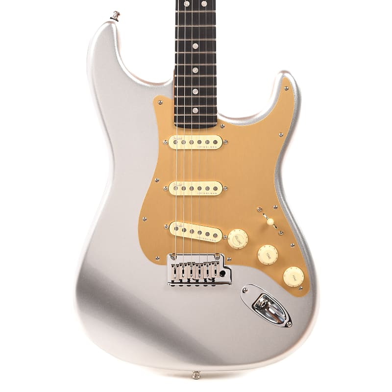 Fender American Ultra Stratocaster Mystic Pine & Anodized Gold Pickgua –  Chicago Music Exchange
